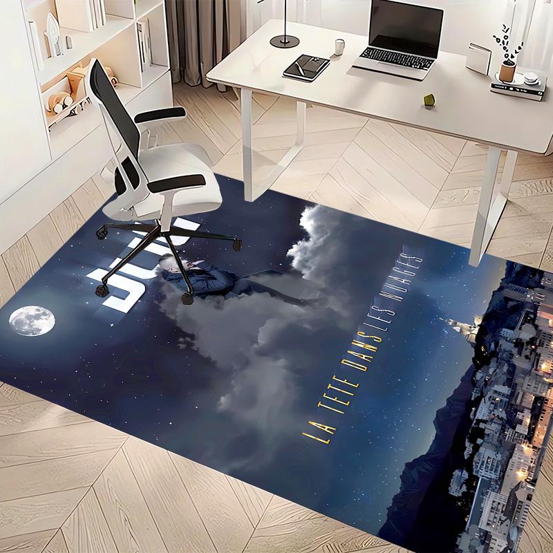 Jul Fait d'or Printed Absorbent Washable Carpet, Non-Slip Bathroom Mats, Kitchen Rugs, Yoga Mat,Living Room Entrance, Camping Picnic Rugs