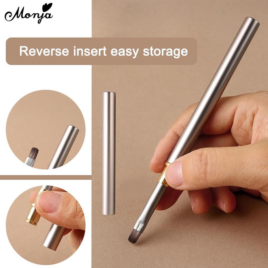 monja Кисть для дизайна ногтей, полоски, тонкая подводка, цветочная живопись, рисунок, 6 стилей, головки, французский градиент, кристалл, акрил, УФ-гель, наращивание, инструменты для маникюра своими руками