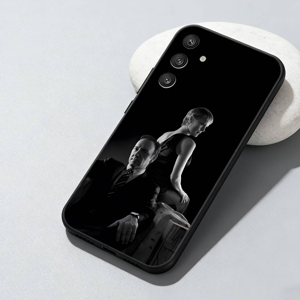 H-House HOC Of C-Cards Phone Case For Samsung Galaxy A73,A72,A71,A70,A52,A51 Others Soft Black Cover