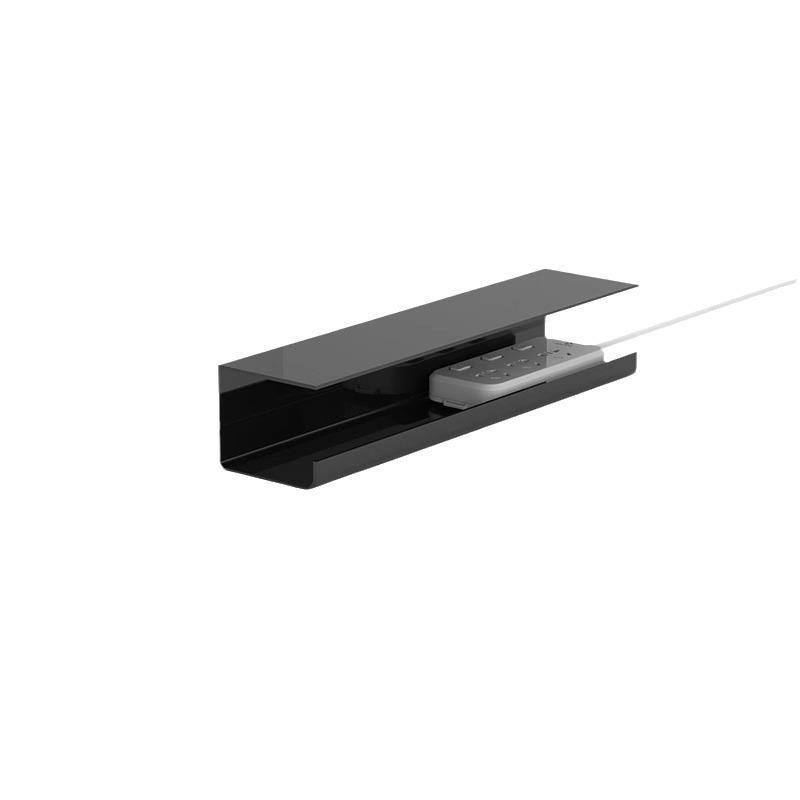 Under-Desk Cable Organizer: No-Punch Cable Management Box and Wire Storage for Computer Desks