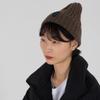ODD DOT ODD Label Wool Beanie_Brown