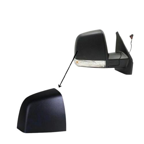 Mirror cover right for Fiat Doblo 2010-2020 Opel Combo 2009 after black color OEM 735646224 71765378