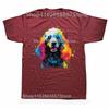 Funny Pop Art Colorful Poodle Dog Lovers Mothers Day Graphic Tshirts Men Casual Tshirt 100 Cotton Loose Oversized T Shirt