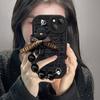Роскошный текстурированный браслет-медведь для чехла iPhone16 1213, Креативный для Apple 15/14Pro Max