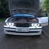 Светодиодные габаритные огни Angel Eyes белые 120 Вт для BMW E39 E53 E60 E61 6312694048 63126916097 63126929309, лампы фары Halo Ring