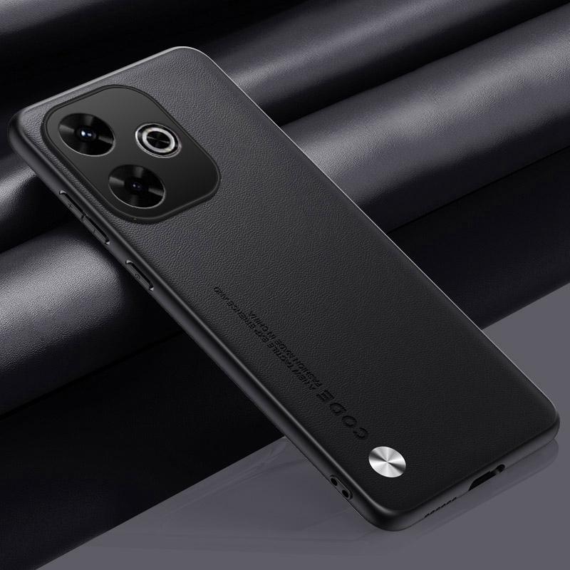 Роскошный чехол из искусственной кожи для Xiaomi Redmi 13 4G 13C 5G Redmi13 C, задняя крышка, матовый силиконовый защитный чехол для телефона Poco M6 4G