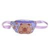 Printed Crossbody Capybara Chest Bag Children Cartoon Outdoor Leisure Pack Waist