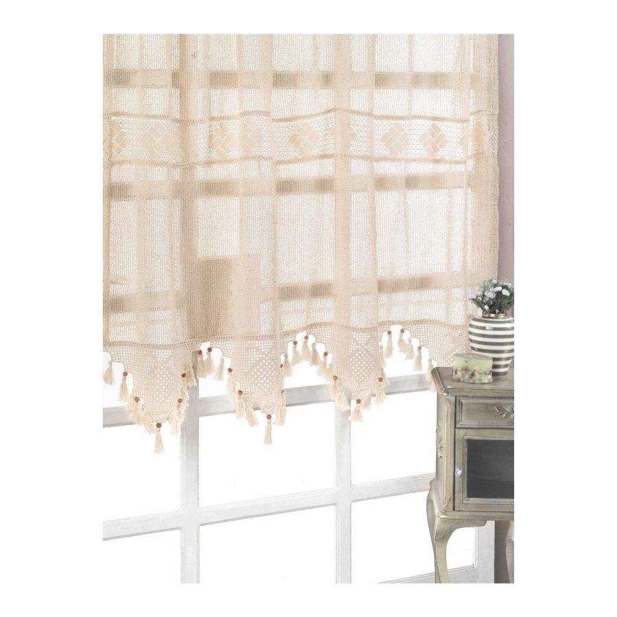 Handmade Lace Authentic Cotton Mesh Tulle Curtain