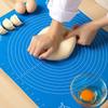 70/64/40Cm Silicone Kneading Dough Mat Nonstick Cookie Cake Baking Mat Fondant Pizza Biscuit Rolling Pad Paste Flour Table Sheet