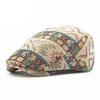 Adjustable Ethnic Style Berets Hat Painter Newsboy Flat Cap Casual Retro Newsboy Caps  Men Women