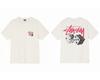 STUSSY American-style Printed Short-sleeved Shirt STU755 White