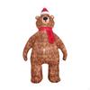 210cm Tall Christmas Inflatabletoy UK Adapter Plug Creative Statue Ornament Blowup Bear for Garden
