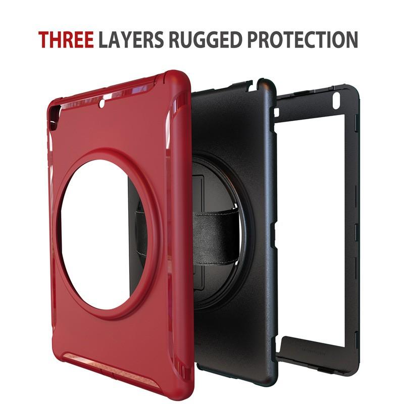 Shockproof PC Tablet Case With Rotating Kickstand Galaxy Tab S6 Lite P610 T510 T500 IPad Air Pro Mini