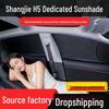 Автомобильный солнцезащитный козырек Shangjie H5: Защита от УФ-излучения, тепла и обеспечение конфиденциальности
