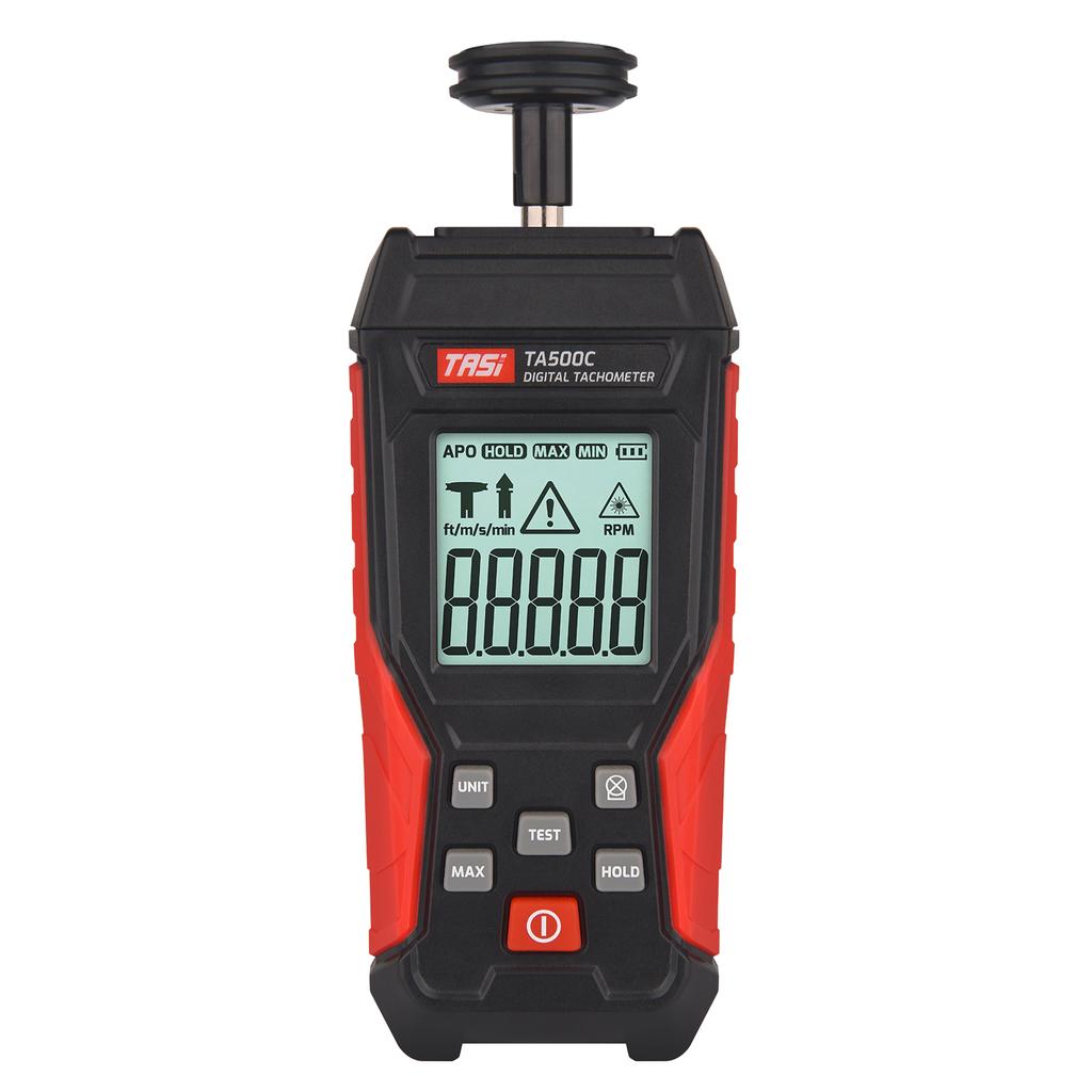 TASI Raqamli Taxometr Aloqasiz Mini RPM Tester O'lchagich LCD Displey Qo'lda Raqamli Taxometr