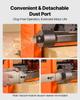 Thickness Planer, Three-Blade, 330 mm Width Worktable Power Benchtop Planer, 2000W 23500 RPM Powerful Motor, Dual Rollers, Over Protection, Single