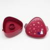 OSK Onigirazu Rice Ball Case (Red), 290ml, with Pressing Mold, Microwave Safe, Antibacterial, Cute, Stylish, Biomass-Based, Eco-Friendly, Perfect for