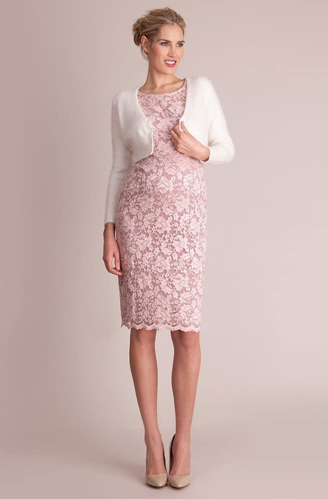 Платье для беременных Seraphina, кружевное платье для беременных, размер UK 18, розовое [Seraphina]