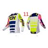 FOX Motocross Riding Shirt Long Sleeve Quick Dry Breathable Jersey Off-Road Motorcycle Cycling Use