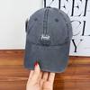 Ретро Вышивка Snapback Кепка для Мужчин Женщин Винтажные Стиранные Бейсболки Весна Осень Повседневные Регулируемые Мягкие Кепки