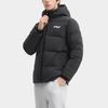 Fila Оригинальная Модная Повседневная Универсальная Съемный Капюшон Теплая Пуховая Куртка Мужская Куртка Черная F11U449902FBK