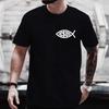 Men T Shirts Jesus Fish Christ Graphic T-Shirt for Men Women Christian Tops Short Sleeve Tees Streetwear Plus Size Y2k Clothing