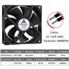 1Pcs Gdstime EC Axial Fan 60mm 80mm 90mm 120mm PC Dual Ball Brushless Fan  Cooler AC 110V 120V 220V 230V 240V Computer Case Fan