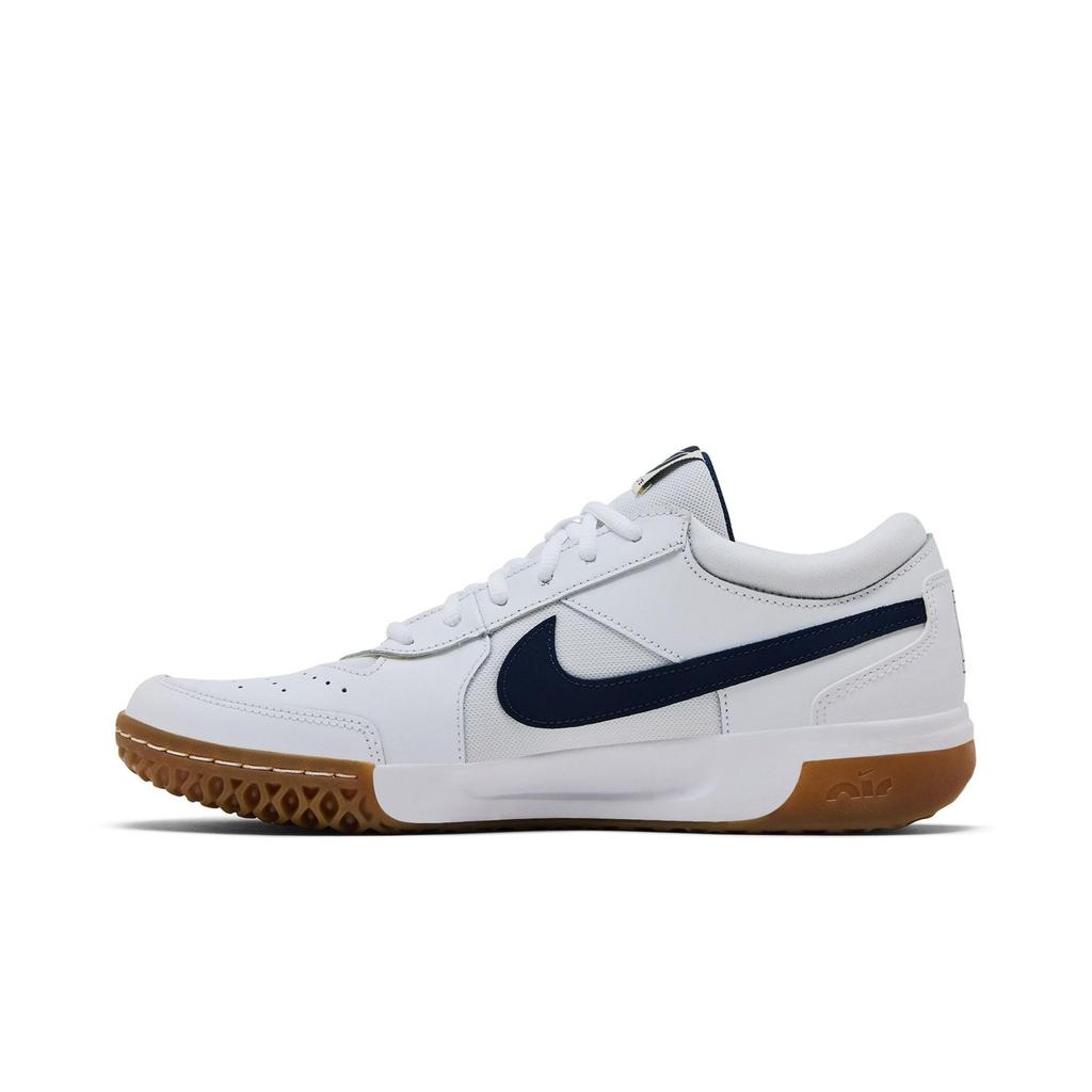 Nike Court Zoom Lite 3 'Белый Темно-синий Резина' (унисекс) Белые / Темно-синие / Коричневые резиновые теннисные туфли DV3258 102