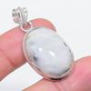 Natural Moonstone Gemstone 925 Sterling Silver Jewelry Pendant 1.69" L4t12