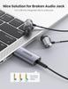 Внешняя звуковая карта UGREEN USB на разъем для наушников TRRS со встроенным микрофоном и прямым подключением наушников. Идеально для Raspberry, Windows и других. 3,5 мм