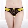 Women Sexy Lace Panties Low-waist Underwear Hollow Thong Female Breathable G String Lingerie Temptation Bikini Plus Size