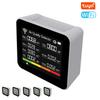 20 In 1 Tuya WIFI Air Quality Detector CO/CO2/TVOC/HCHO/PM2.5/PM1.0/PM10/Temp/Humidity/Time/Date/Alarm with 3/5pcs Sub-sensors