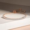 Smile Zircon Bracelet Women's Niche Design Light Luxury Rose Gold Jewelry
