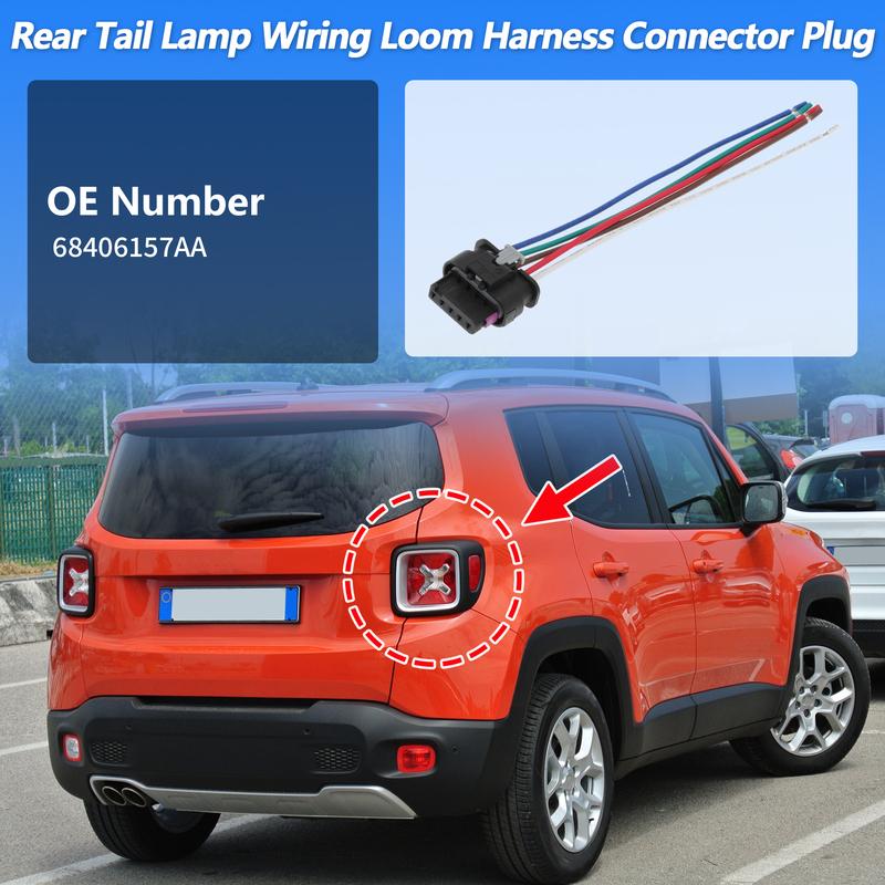 X Autohaux №68406157AA Жгут заднего фонаря для Jeep Renegade 2015-
