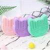 Silicone Makeup Brush Cleaning Box 2 In 1 Multifunction Make Up Tool Scrubber Box Dry And Wet Two-sided Washing Brush Pad
