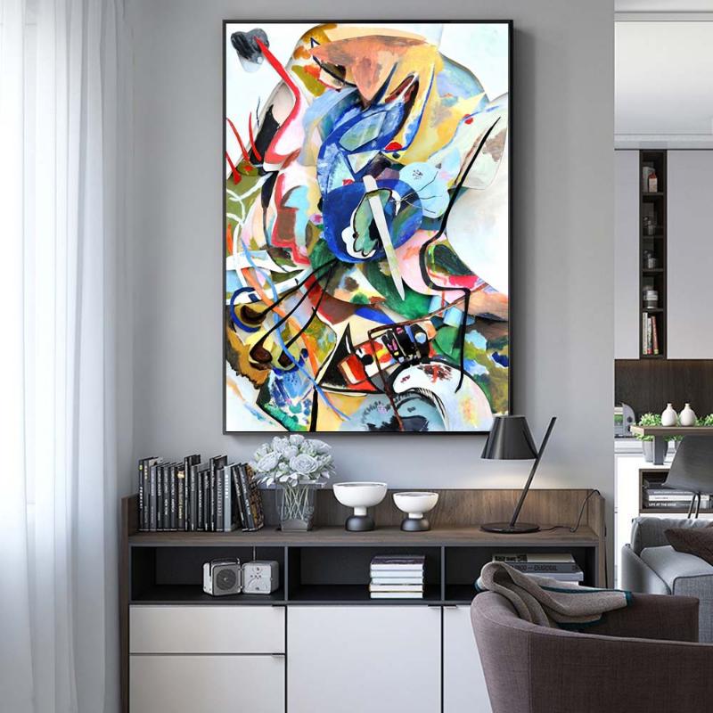 Wassily Kandinsky Abstract Canvas Art Paintings Posters And Prints Famous Artwork Reproductions Wall Pictures Home Decoration
