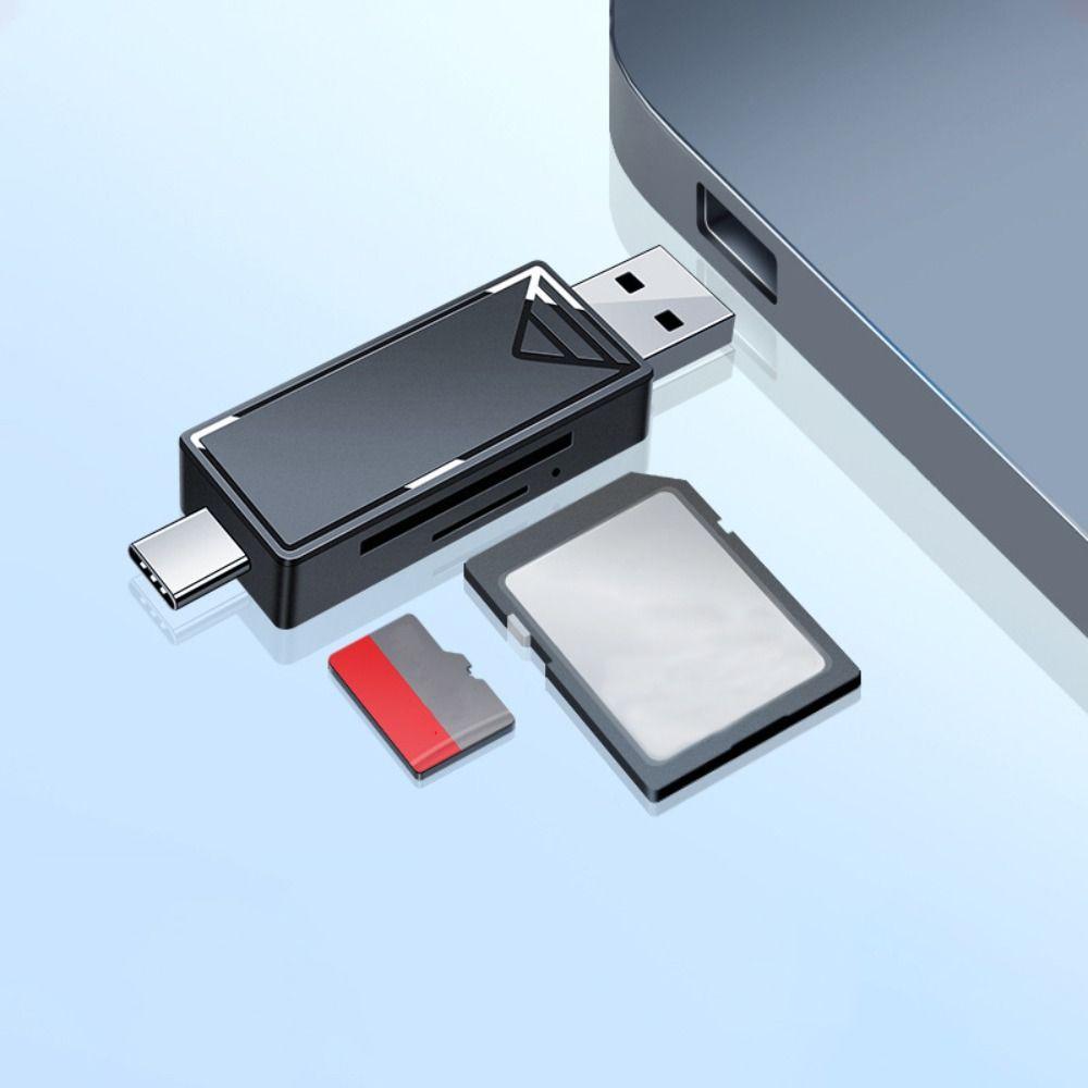 2TB Large Capacity TF/SD Card Adaper 2-in-1 Memory Card Readers for Phone Laptop