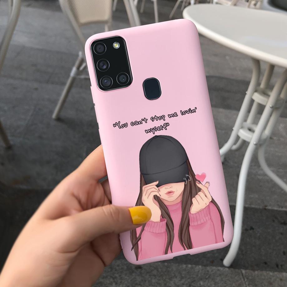 Sunflowers Daisy Shap-on Case For Samsung A21s Case Samsung Galaxy A21S A 21S A21 S A217F Cover Dustproof Silicone Bumper Coque