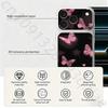 Наклейка-винил 'Бабочка Любовь Черная ТИКЕТ' для iPhone 17 Pro/Pro max Защитная пленка для задней панели, рамки, камеры