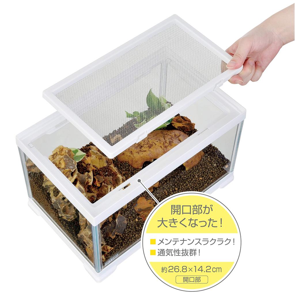 EXOTERRA GEX EXOTERRA Reptile White 300 High Small Reptile Glass Cage White Frame x D20 x Клетка для разведения W31.6 H28.2cm Reptile/Amphibian