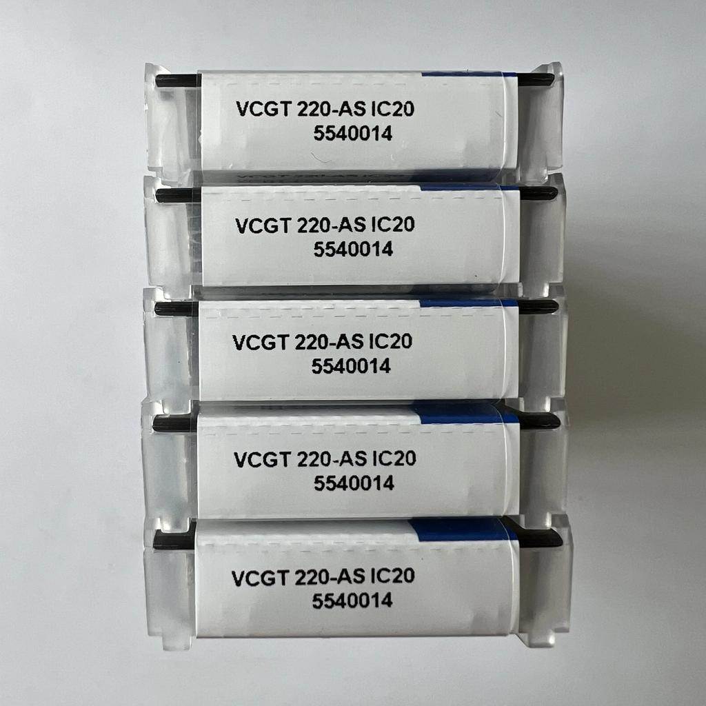 ISCAR / VCGT110302-AS IC20 / Industrial indexable Carbide Inserts 10 Pcs