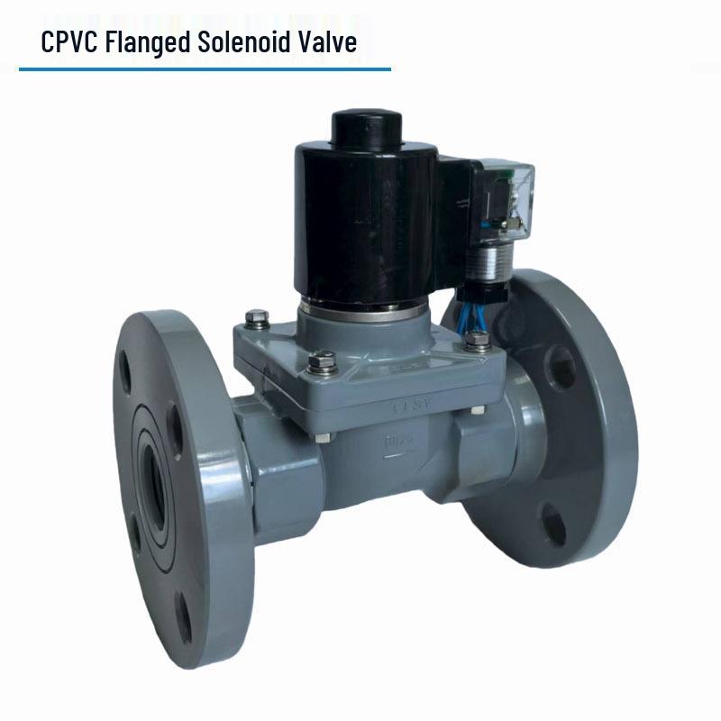 CXFY Energy-Saving Waterproof CPVC Solenoid Valve for Strong Acid and Sulfuric Acid in Chemical Industry