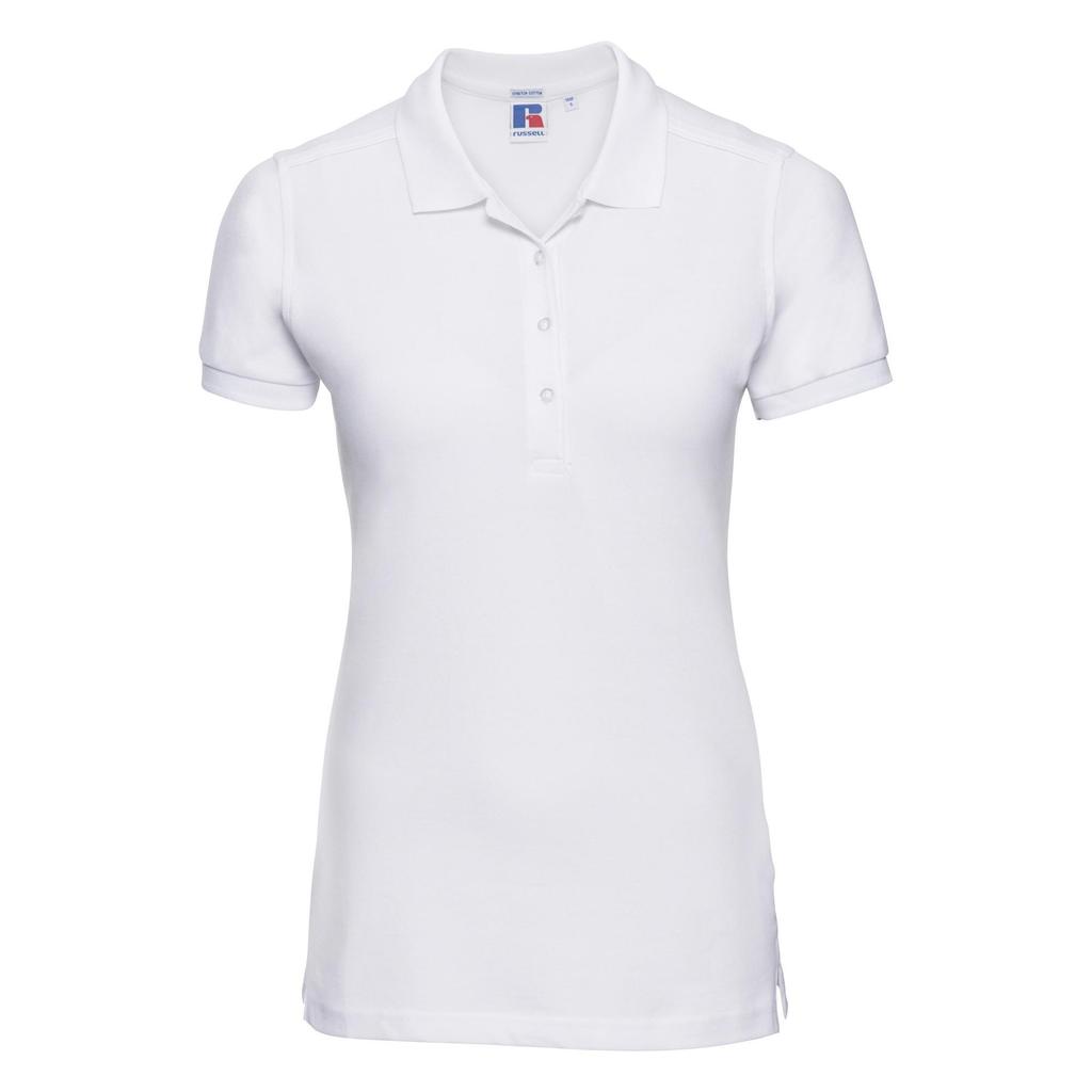 Russell Womens/Ladies Stretch Short Sleeve Polo Shirt