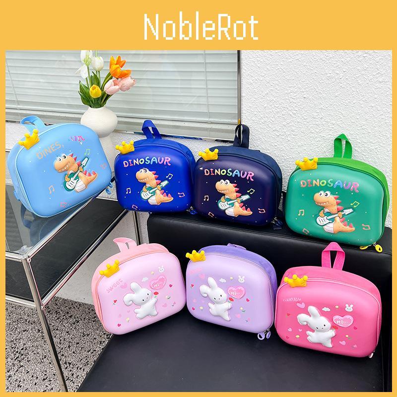 Comfortable Breathable Oxford Cloth Child Backpack With Charming Animal Patterns For Kids