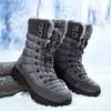 High Winter Boots for Men Snow Boots Super Warm Hiking Boots Waterproof Leather  Top Big Size 48 Men's Outdoor Sneaker