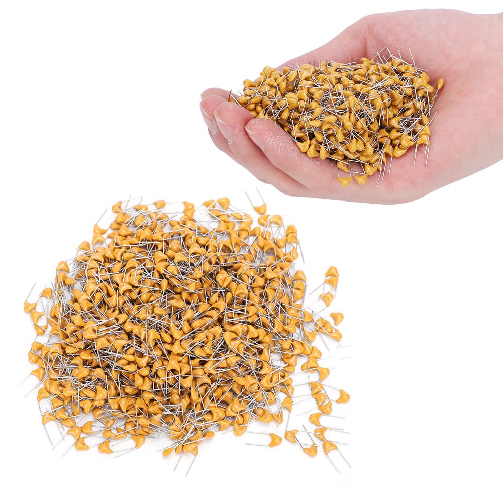 1000 шт. монолитный конденсатор 47NF керамический линейный шаг выводов 5,08 мм DC50V отклонение 10%