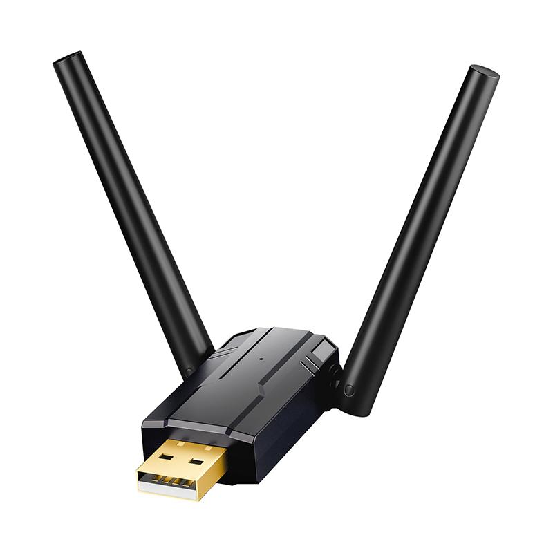 150M Bluetooth-адаптер Bt5.4 Без драйверов USB-передатчик Многоустройственное подключение Подключение игрового контроллера Усилитель сигнала Wi-Fi
