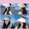 Summer Uv Protection Sun Hat With Wide Brim Breathable Ice Silk For Outdoor Activities Women