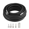 15M Flexible Rubber Pneumatic Air Hose with 5?Piece Compressor Accessory Kit Tool