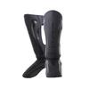 1 Pair High-Quality PU Leather Boxing Shin Guards Ankle Protector MMA Muay Thai Training Leg Warmers Light Kicking Shin Pads
